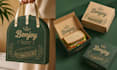 do product packaging design, label design, box bag design with mordern branding