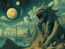 draw a surrealist or fantasy illustration