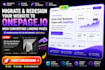 migrate website to onepage io redesign landing page no code website landing page