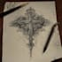 custom an abstract black tattoo design