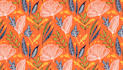 create seamless pattern design and textile print design