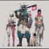 create professional visual development character concept art