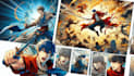 create engaging manga comic pages with backgrounds