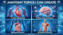 create medical anatomy videos with voiceover