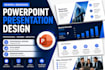 design, redesign powerpoint presentation and investor pitch deck