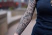 create a tattoo design of tattoo sleeve
