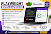 do test automation using selenium and playwright for QA