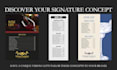 design an elegant wine card and restaurant menu design