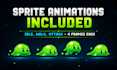 make pixel art characters and sprite sheets