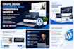 create, design, customize and fix wordpress website