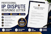 draft a professional IP infringement response or dispute letter
