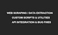 write custom python automation scripts and web scrapers