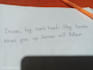 write neat and beautiful handwriting notes in english