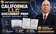 prepare california llc filing documents and business formation paperwork