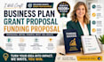 write business plan grant proposal funding proposal