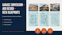 do garage conversion, adu, and deck blueprints