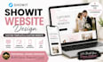 build custom showit website customize showit website showit template redesign
