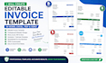editable invoice template in word, excel, pdf and xero, spreadsheet, quotation