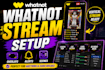 setup your whatnot vertical stream with obs for auctions and card breaks