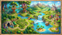 do children adventure map, trail map, city map, parking layout and hiking map
