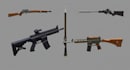 create professional 3d weapon and gun models for games