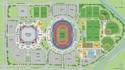 create sport complex maps, athletic facility layouts and campus maps