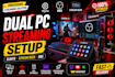 setup your dual PC streaming system with elgato stream deck and obs studio