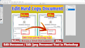 professionally edit or modify you pdf files in photoshop