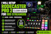 setup rodecaster pro 2 clean audio for obs streamers