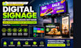 setup digital signage software and billboard software ads screen and display