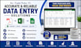 do professional data entry, excel data cleaning