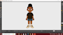 create professional 2d character rigging in moho with full rotation