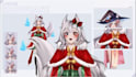 rig professional female 2d vtuber model, live2d model, vtuber commission