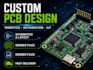 design custom pcb boards for robotics, automation, and iot projects