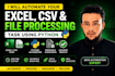 automate your excel, CSV and file processing task using python