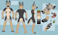 create fursona reference sheet character design furry reference sheet nsfw furry