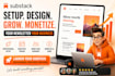setup substack account design substack email newsletter