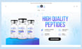 design peptide website peptide store supplement website nutraceutical store