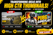 design youtube thumbnails and social media posts