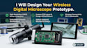 design a wireless digital microscope prototype with cmos sensor and pcb