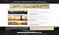 build a fast and responsive landing page in HTML and CSS