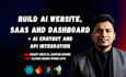 build ai webapp, fullstack ai website with claude , gemini chatbot apis