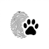 clean and design fingerprint or paw print