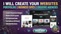 create website, portfolio website, or business website