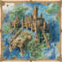 illustrate medieval fantasy and sci fi maps
