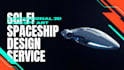 create a sci fi spaceship design
