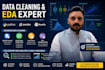 do python data cleaning, pandas eda, and outlier removal with visualization