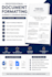 professionally format microsoft word, PDF, reports, and documents