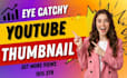create attractive and amazing youtube thumbnails