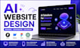 design ai website, ai landing page, framer, webflow, startup website